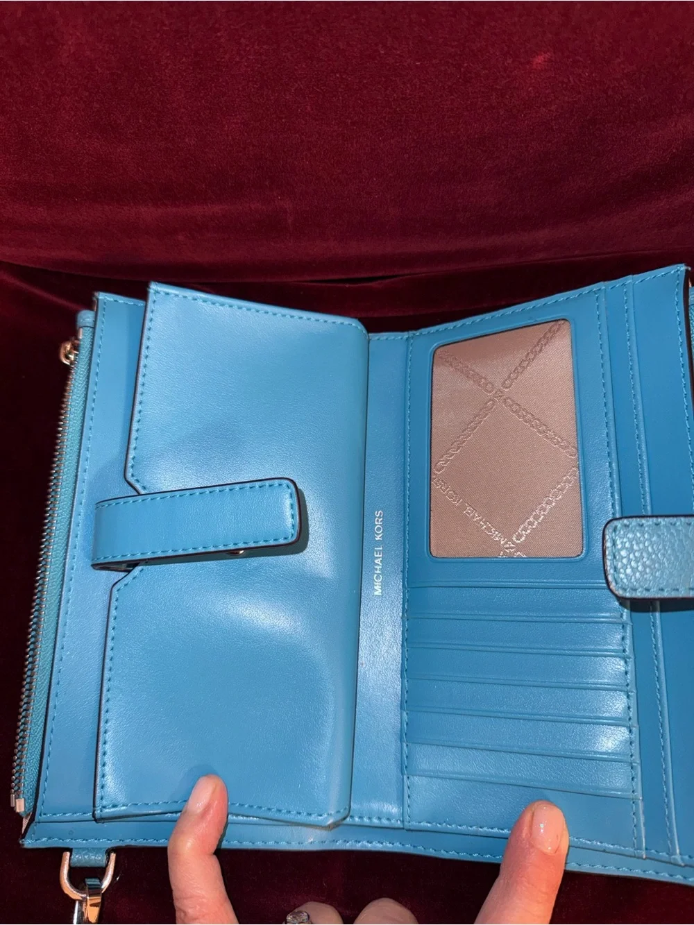 Michael Kors Emilia Goldenrod Pebbled Leather Tote and wallet set
